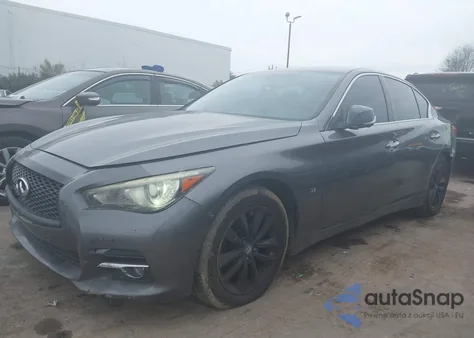 2015 Infiniti Q50 Premium z USA, uszkodzony, nr VIN JN1BV7AR9FM400367